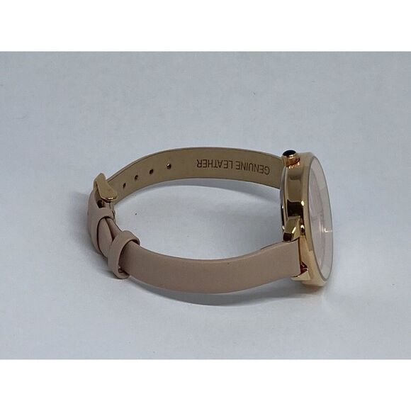 Bertha Women's Tan Leather Analog Rose Gold Dial Quartz Genuine Watch WK17 - Picture 12 of 12